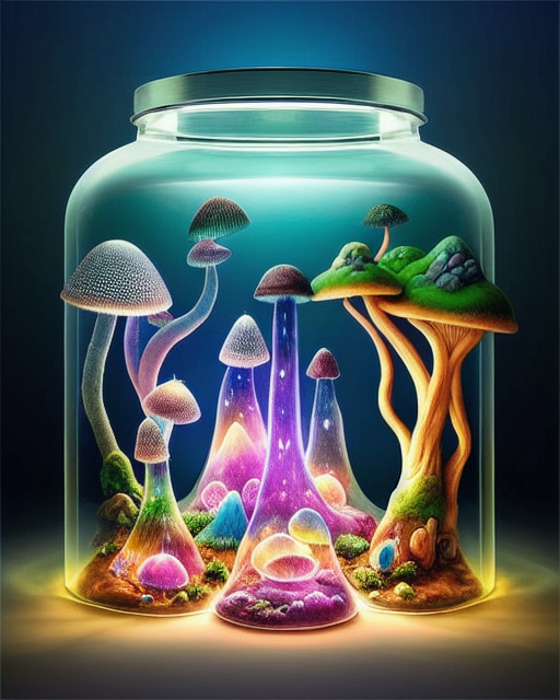 AI Fungi Forest Terrarium by 113-123 on DeviantArt AI Fungi Forest Terrarium by 113-123 on DeviantArt