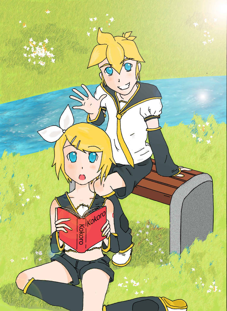 Kagamine Rin Pretty Kagamine Rin and Len by prettyoddchild on DeviantArt