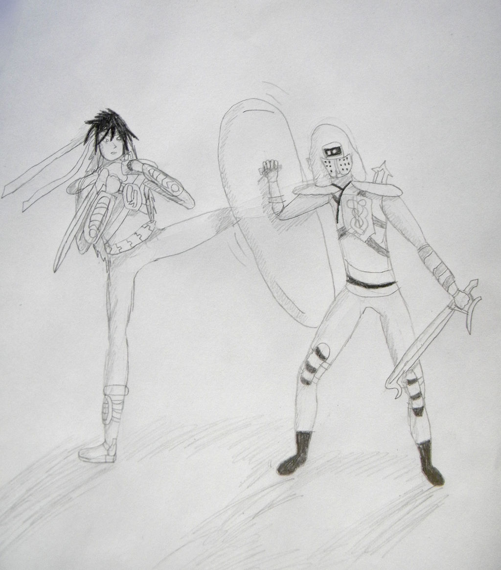 Strider Ryuzaki VS Badger Sketch