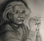 Albert Einstein Pencil Portrait