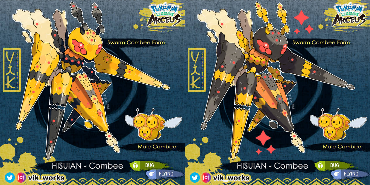 Pokemon LEGENDS Combee by VIKworks on DeviantArt