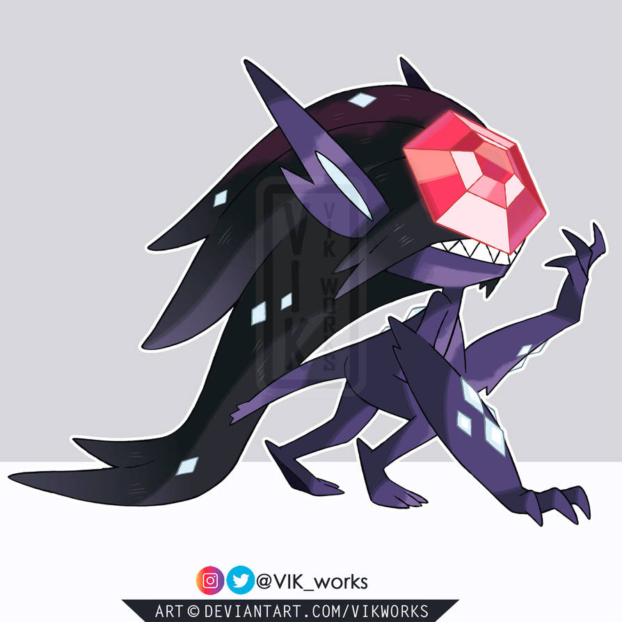 Pokemon Sableye Evolution by VIKworks on DeviantArt