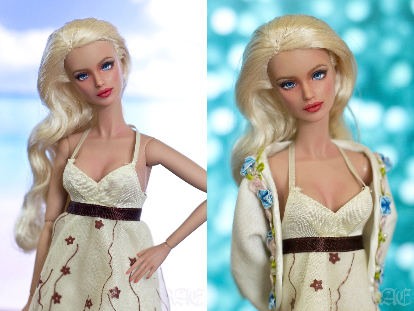 Sophia - Hand repainted Fashion Royalty Doll