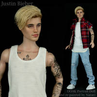 [ Justin Bieber ] OOAK Repaint Tonner Doll