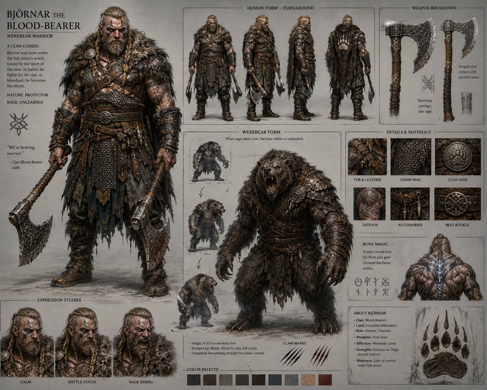 Werebear Nord Warrior by Bathsaltsbob on DeviantArt