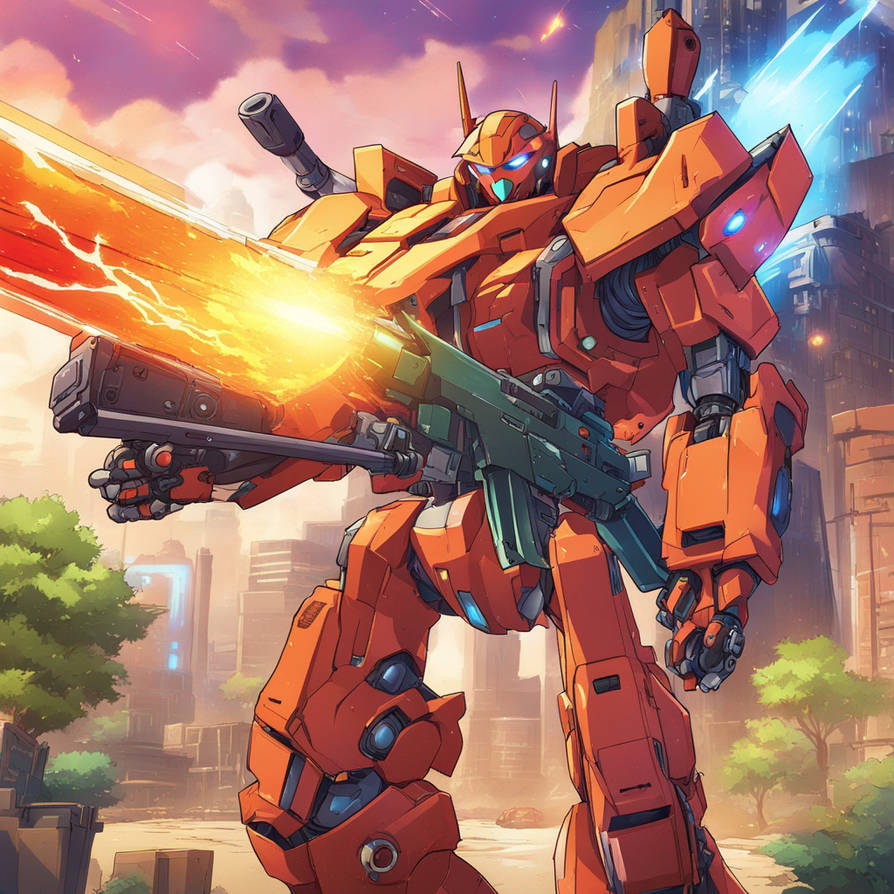 Red Gold Mech Red mech v.21 by fookerfooker on DeviantArt