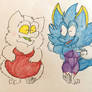 Chibi Argro and PoisoM :3