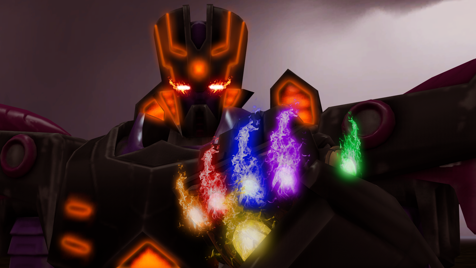 Megatronus Rung Megatronus, And The Infinity Stones by MEGATRON-RETURNS on DeviantArt