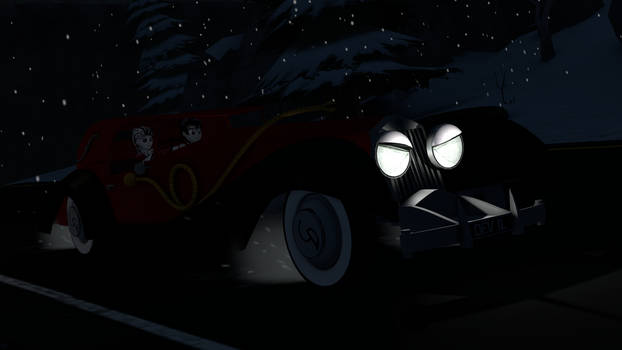 A Drive Through The Snow