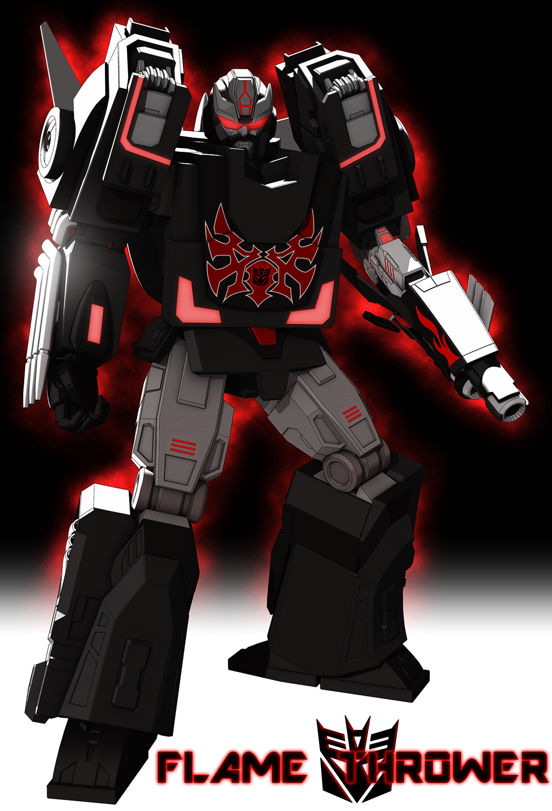 Flame Thrower Rodimus Unicronus by MEGATRON RETURNS on DeviantArt