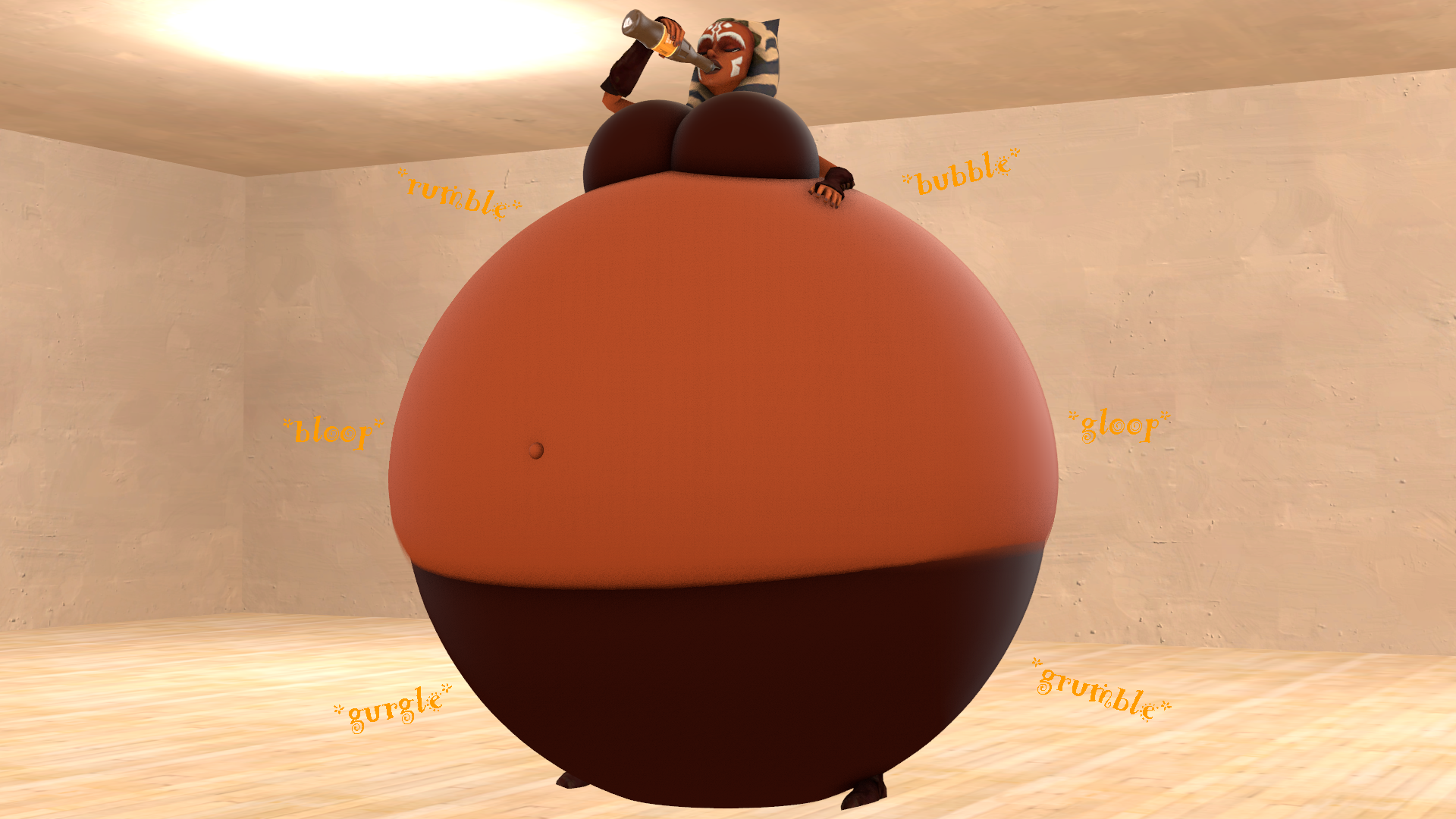 Bat Fizz Inflation (Art Trade) Ahsoka's Fizz Pop Inflation by MEGATRON-RETURNS on DeviantArt