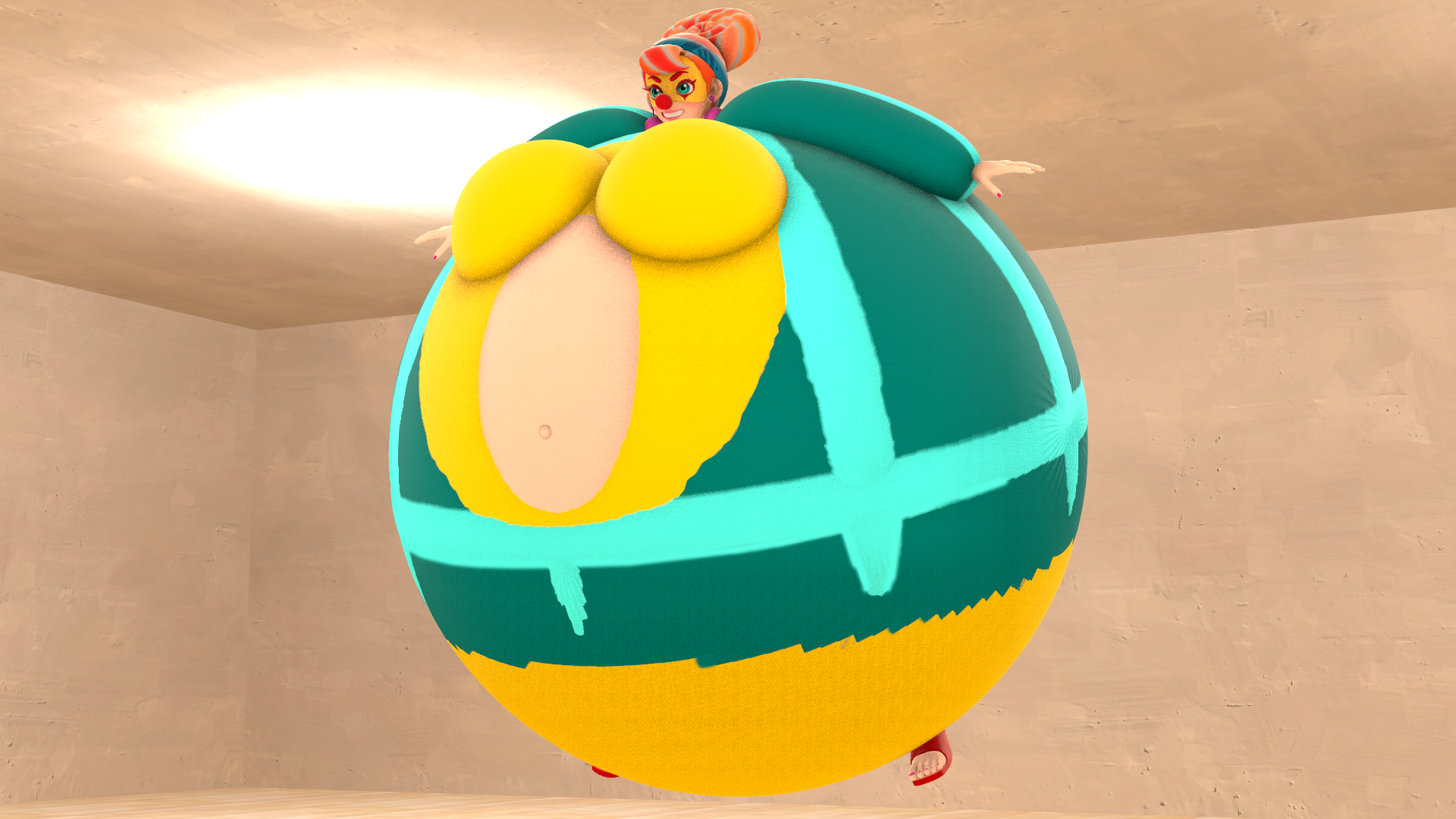 Macro Inflation Deviantart (Art Trade) Lola Pop's Marge Inflation by MEGATRON-RETURNS on DeviantArt