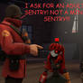 We Need An ADULT Female Sentry Here!!!