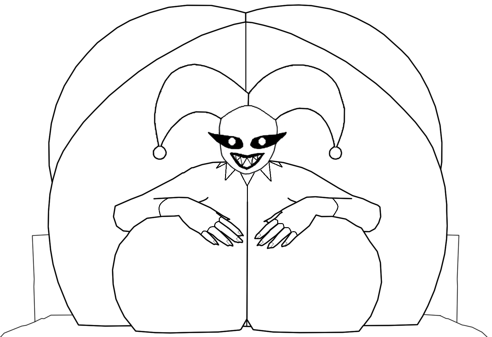 (Base) Food Balloon Jester Girl (On The Bed) by MEGATRON-RETURNS on ...