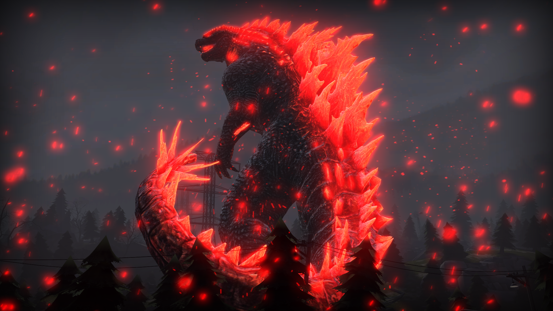 Red Rage Godzilla RED Evolved Godzilla by MEGATRON-RETURNS on DeviantArt