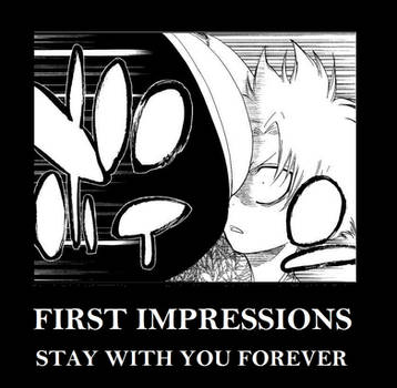 First impressions