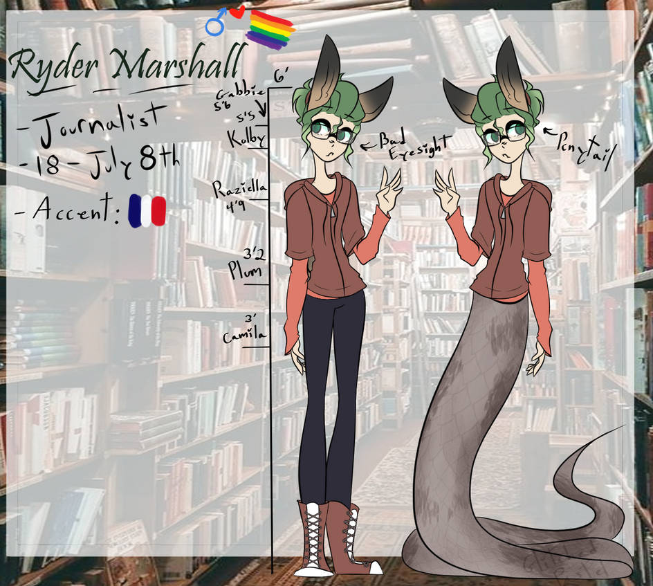 Deviantart Reedster Ryder 2020 redesign by GlitchedPastel on DeviantArt