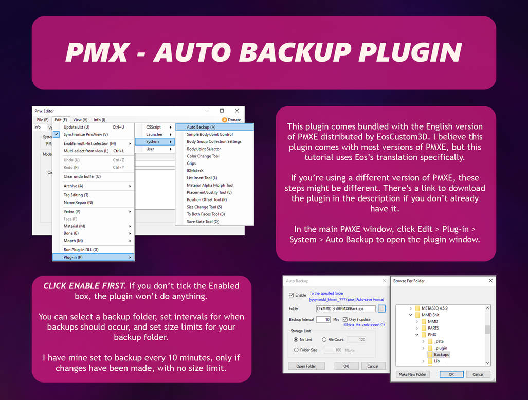 Auto Backup Plugin PMX - Auto Backups Plugin Tutorial by coldmcgriddle on DeviantArt