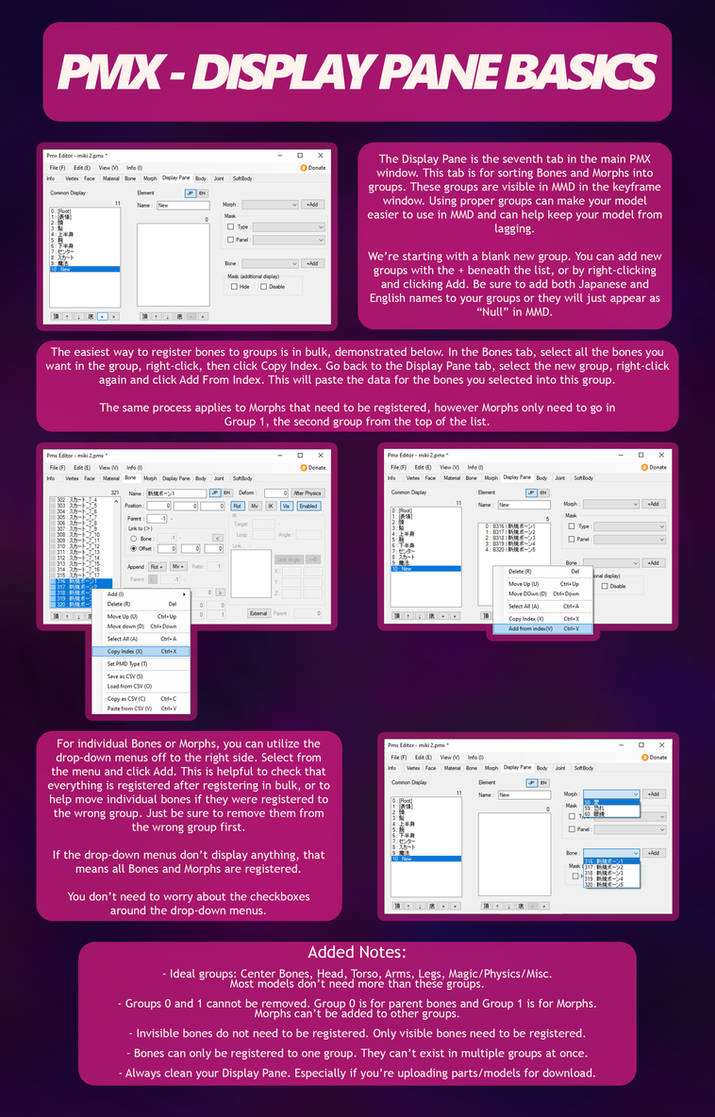 PMX - Display Pane Tutorial by coldmcgriddle on DeviantArt