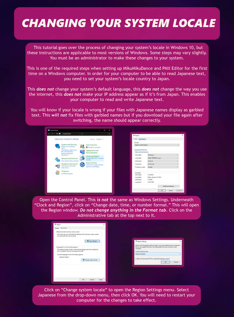 WINDOWS - HOW TO CHANGE YOUR SYSTEM LOCALE by coldmcgriddle on DeviantArt