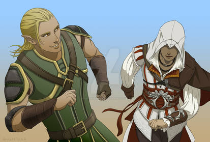 Zevran and Ezio