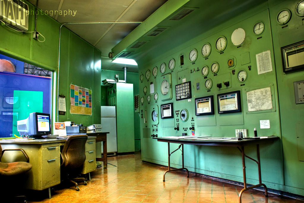 Old Computer Control Room Old Control Room HDR by Johnny23xx on DeviantArt
