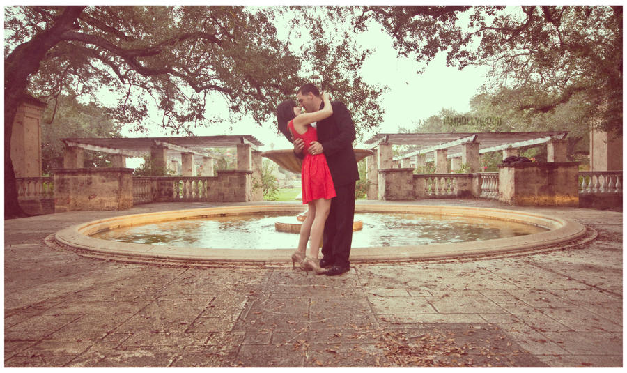 a kiss in the rain