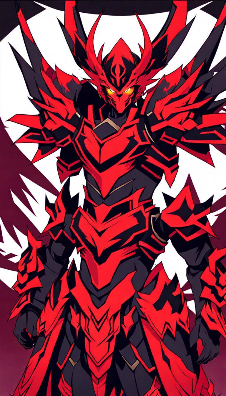 Deviantart Red Armor demonic red and black armor #2 by Knightmare333 on DeviantArt
