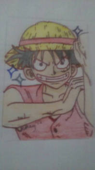 Monkey D. Luffy (colored)