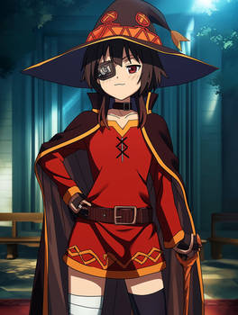 Double Ruler Megumin Similar Art to