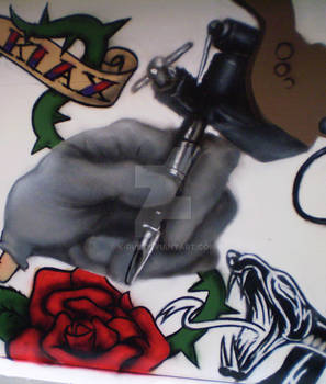 Tattoo on the wall