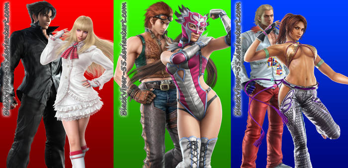 Tekken Pin-ups: Pop Boys and Western Hotties