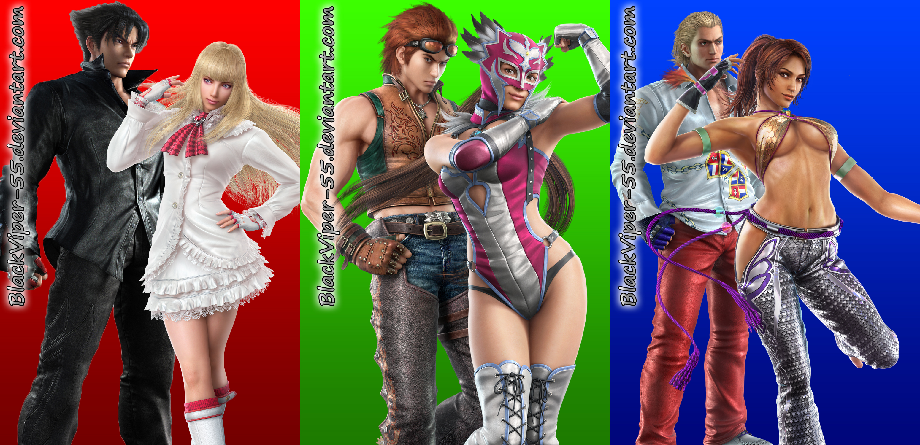 Tekken Pin-ups: Pop Boys and Western Hotties