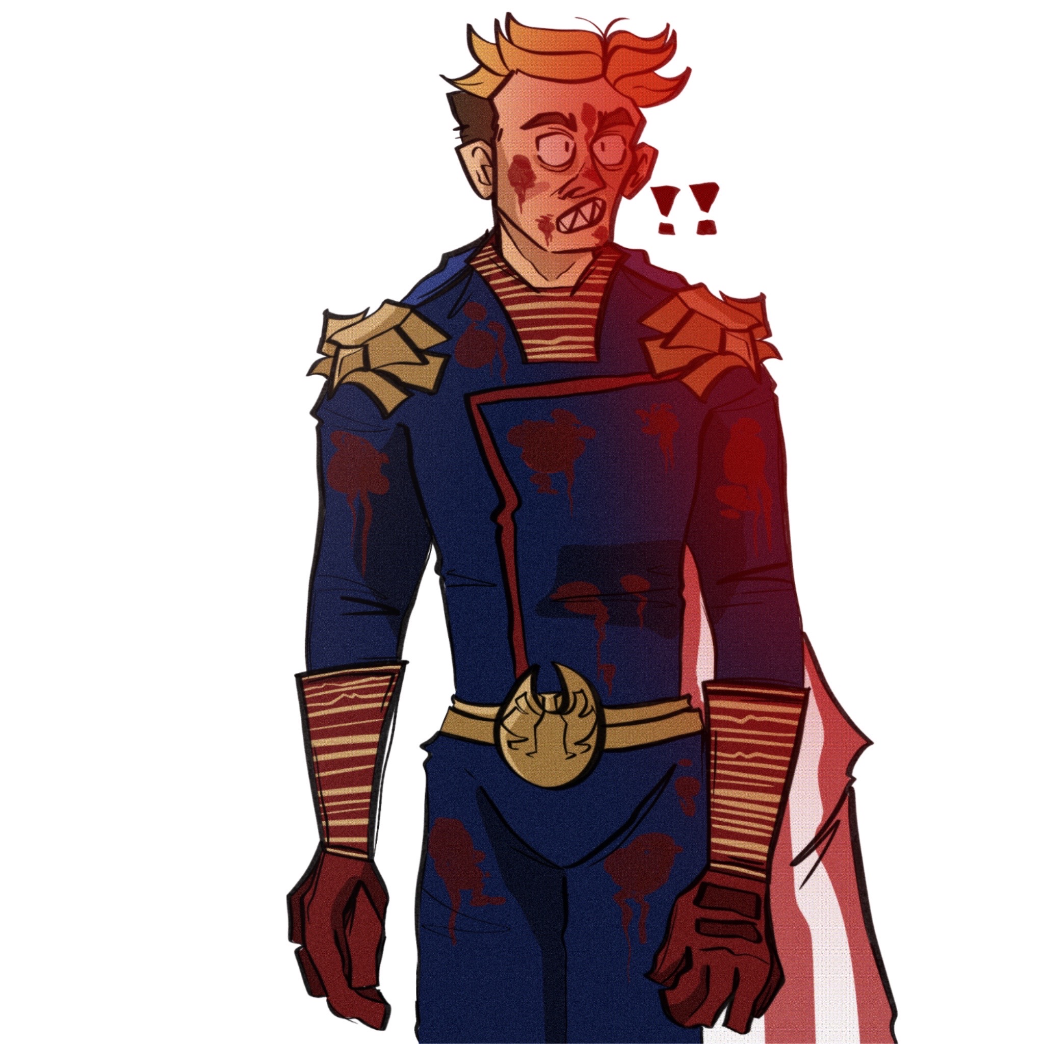 Homelander Custom Dunks Homelander by RayIllustrates on DeviantArt