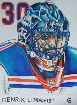 Henrik Lundqvist sketchcard