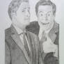 Jon Stewart and Stephen Colbert