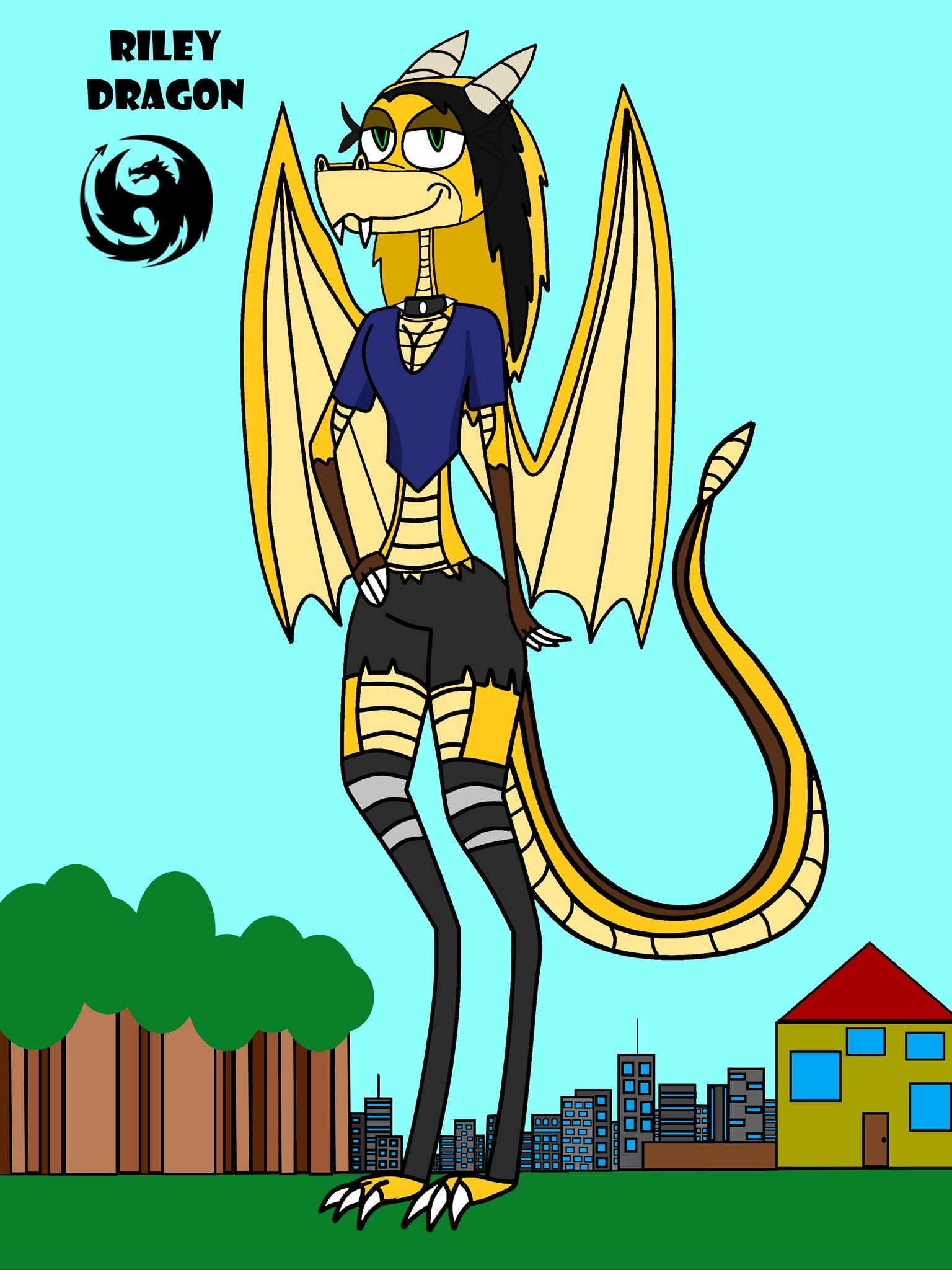 Riley the dragon by Joshdasnake on DeviantArt