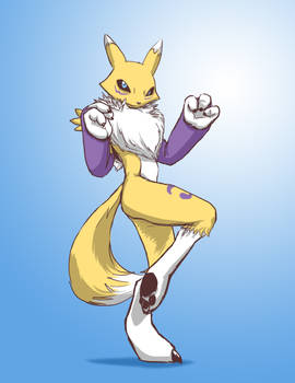 Random Renamon pose