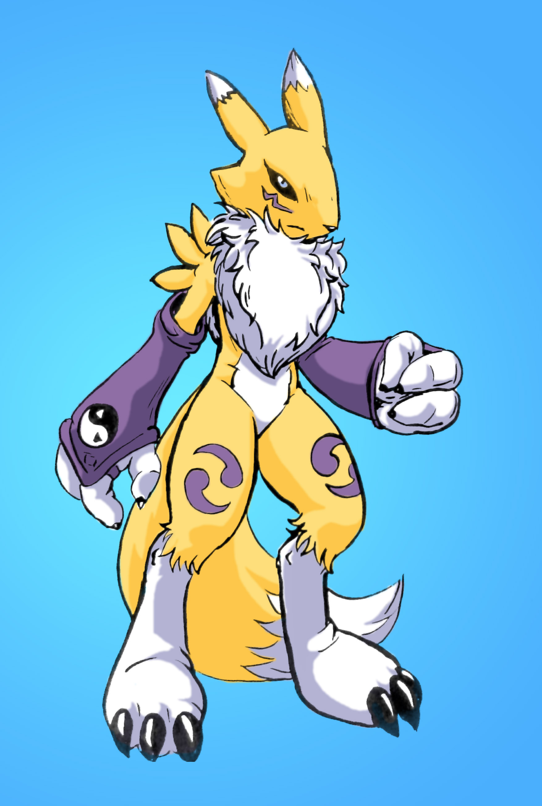 Cartoons Ranamon Renamon Color monday noon by gurudJ on DeviantArt