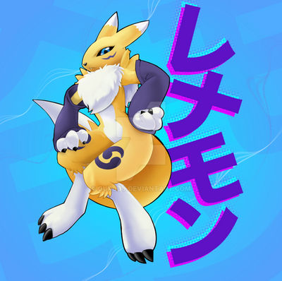 Custom Renamon Renamon full color and name by gurudJ on DeviantArt