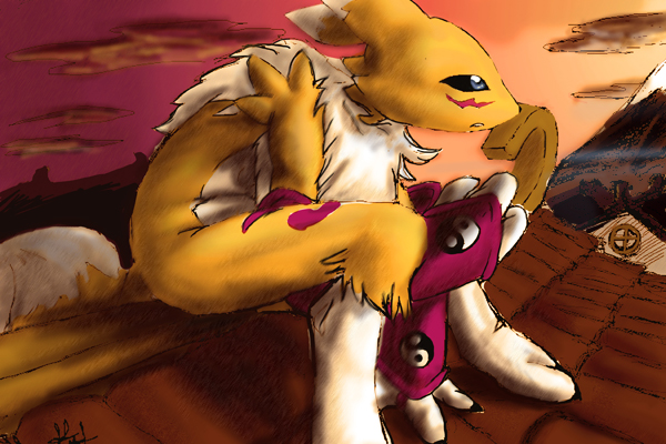 scrap renamon in color