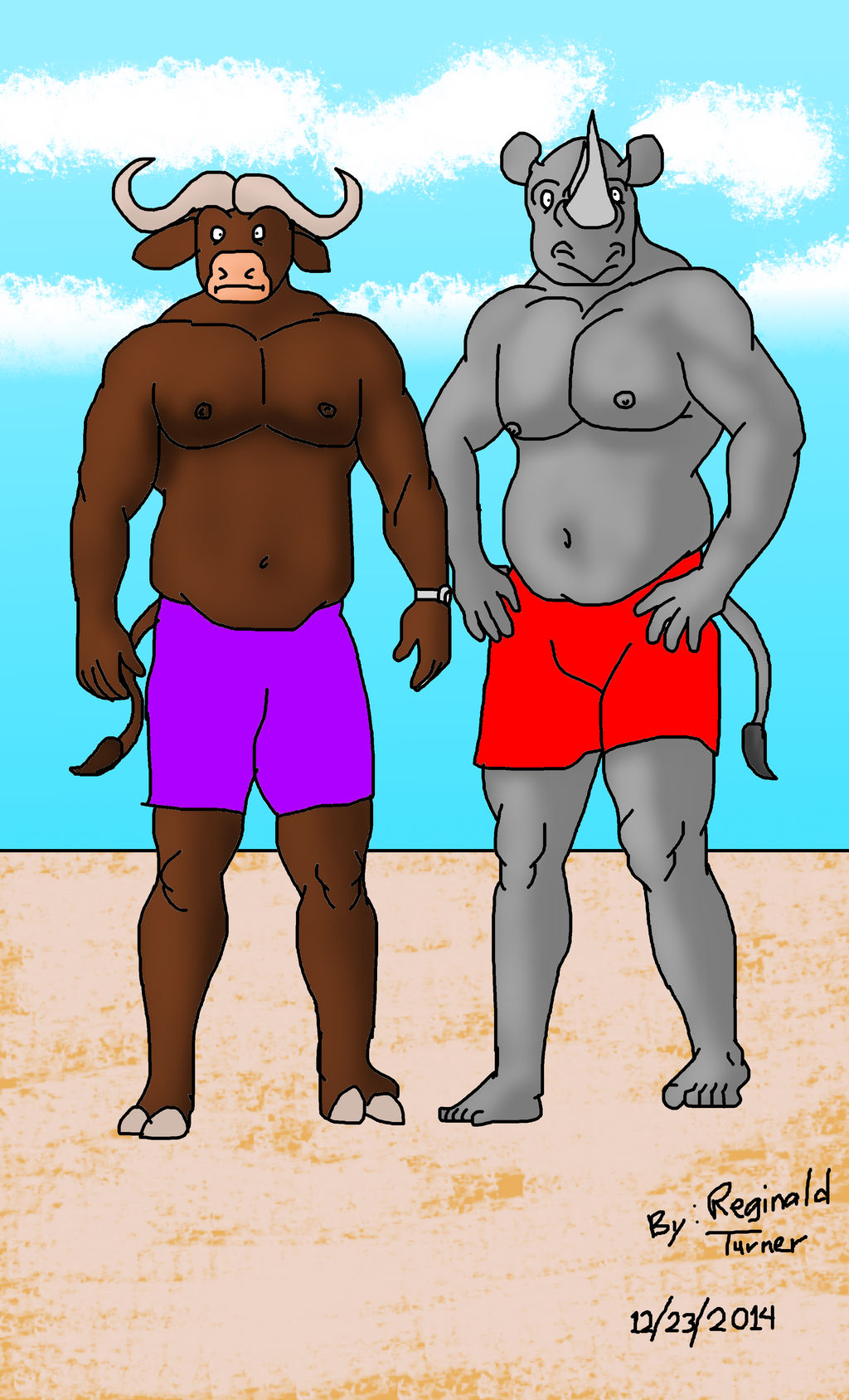 John and Stephon at the beach