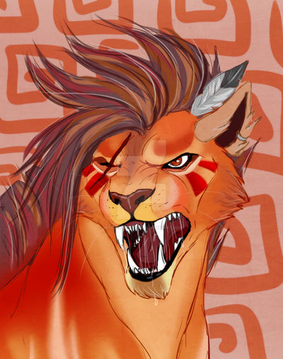 Red 12 Deviantart Red XIII_Commission by mysteriousharu on DeviantArt