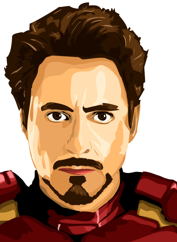 Tony Stark Vector by predator-fan on DeviantArt