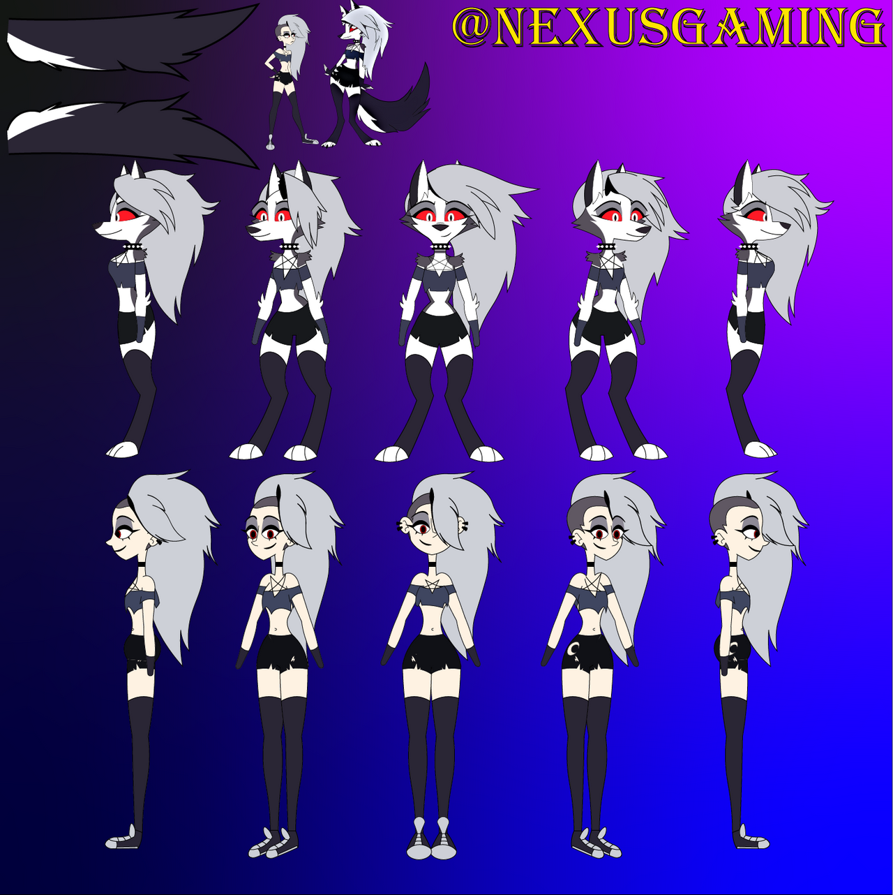 Loona Color Scale Loona Character by N3xu55 on DeviantArt