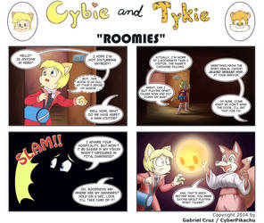 Cybie and Tykie - Roomies