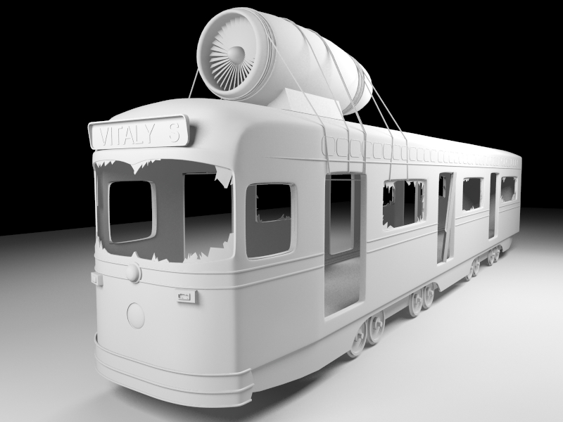 Train Engine Using Modelling Clay TRAIN clay render by toto777 on DeviantArt