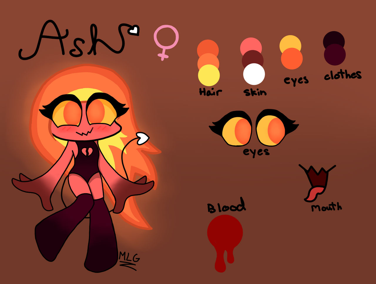 Ash (Spooky Month OC)