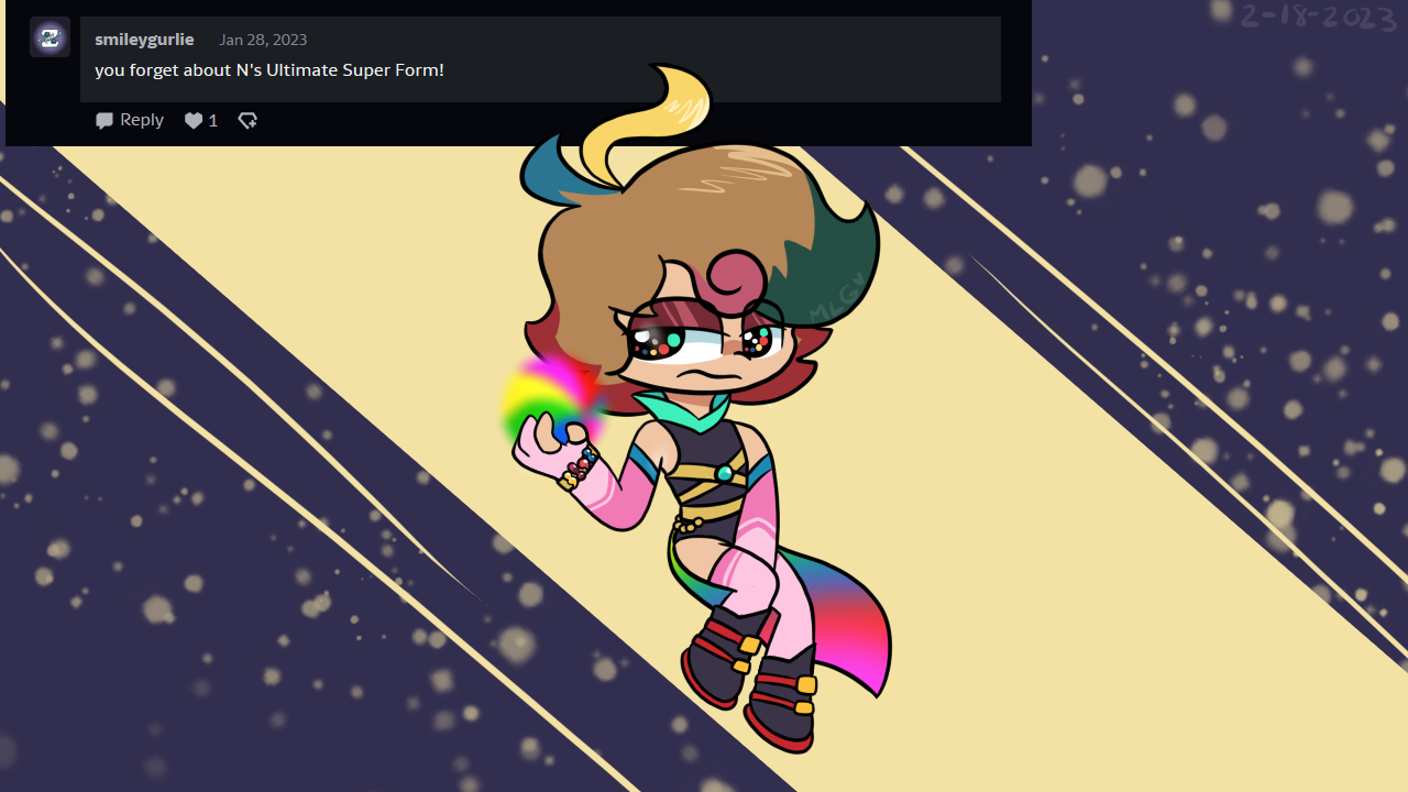 N (Hyper Ultimate Super Form lol)
