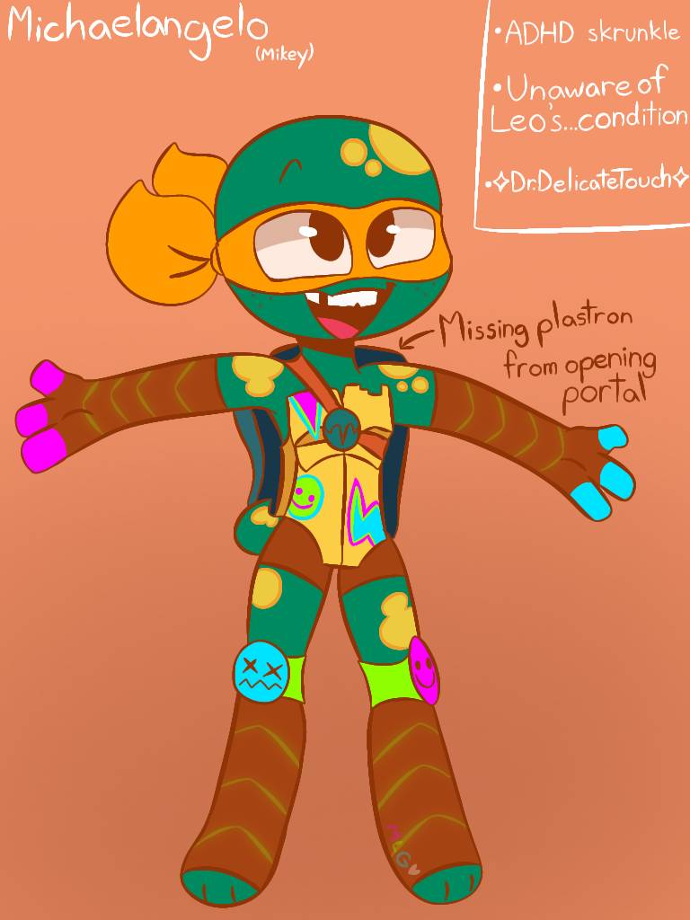 Michaelangelo (cannibal au design)